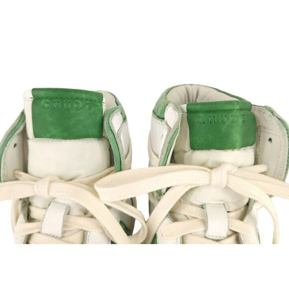 Rhude Rhecess-Hi Sneakers 8 Men's Hunter Green Sneakers Rare - Picture 4 of 13